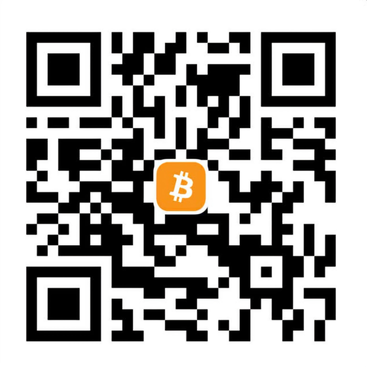 Bitcoin tip QR code